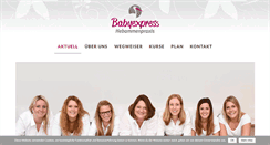 Desktop Screenshot of hebammen-ottweiler.de